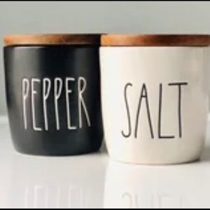 Rae Dunn salt and pepper